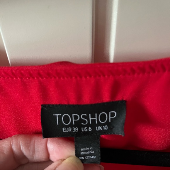 Topshop Scarlet Ruffle Blouse - Picture 4 of 5